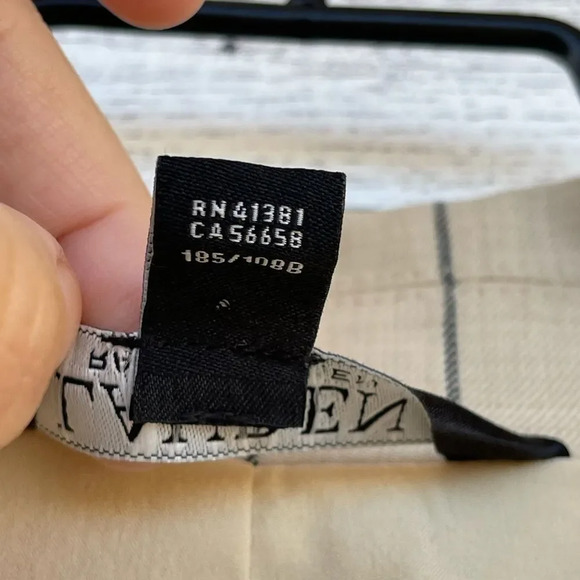 RALPH LAUREN BLACK LABEL Womens Pinstripe Work Two-Button Blazer size 14 - Picture 5 of 17